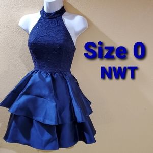 Beautiful blue cocktail